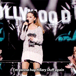 heyarigrande:  Ariana Grande accepting the iHeartRadio Young Influencer Award 