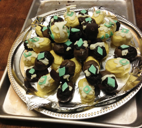 In honor of our new episode tonight, your Crewniverse is eating delicious milk chocolate and white chocolate Heaven and Earth Beetles! We have giant-bird sized appetites! Thanks to Christy Cohen, Steven Sugar, and Emily Walus!