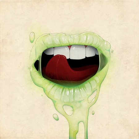 artagainstsociety:  Lips by  Jason Levesque 