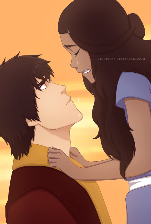 vindictev: Zutara Month: Forbidden   Inspired by Five      Zuko looked down at her, wishin