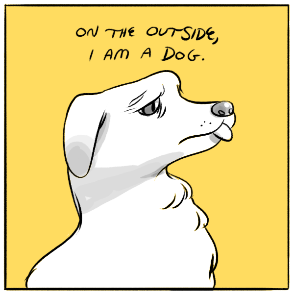 kingcheddarxvii:  dogs aren’t too complicated but they think they are comics 
