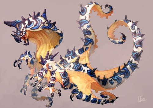 celestialitea:gomalemo:Octopus Dragon@i-draws-dinosaurs Okay but if this dragon is not actually the 