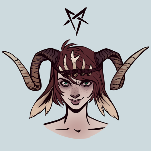 makkon - Recent commission of an Faun Warlock for a before and...