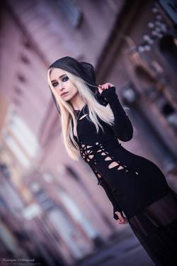 gothicandamazing: Model: Nefthis Photo: Katarzyna Mikołajczak Photography Outfit: Wulgaria Evil Clothing Welcome to Gothic and Amazing | www.gothicandamazing.com 