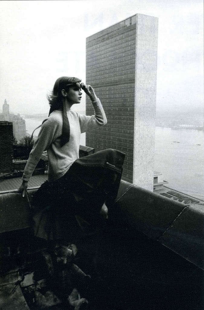 yourwhitedreams:  Jean Shrimpton in &ldquo;Young ideas go west&rdquo;,