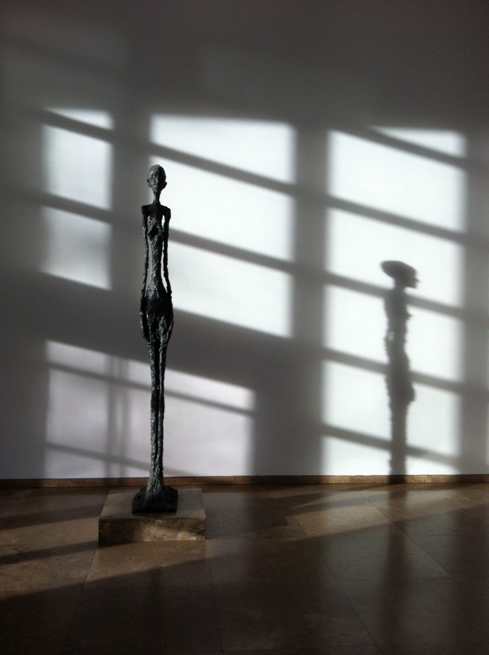 wtfarthistory:
“Giacometti at the Getty: Morning Light, Frontal Profile
”