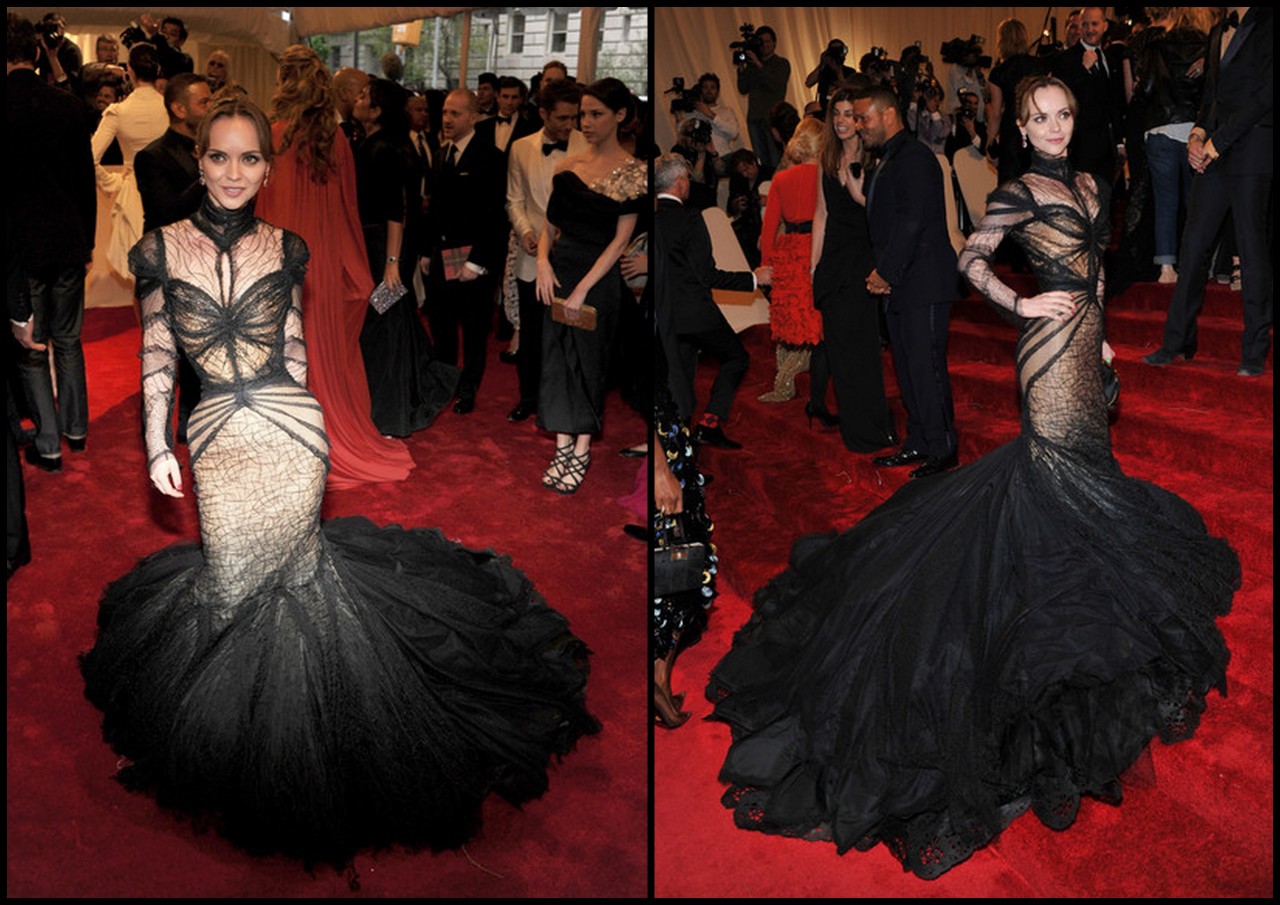 seananmcguire:  thewightknight:  Christina Ricci in a Zac Posen dress at the 2011