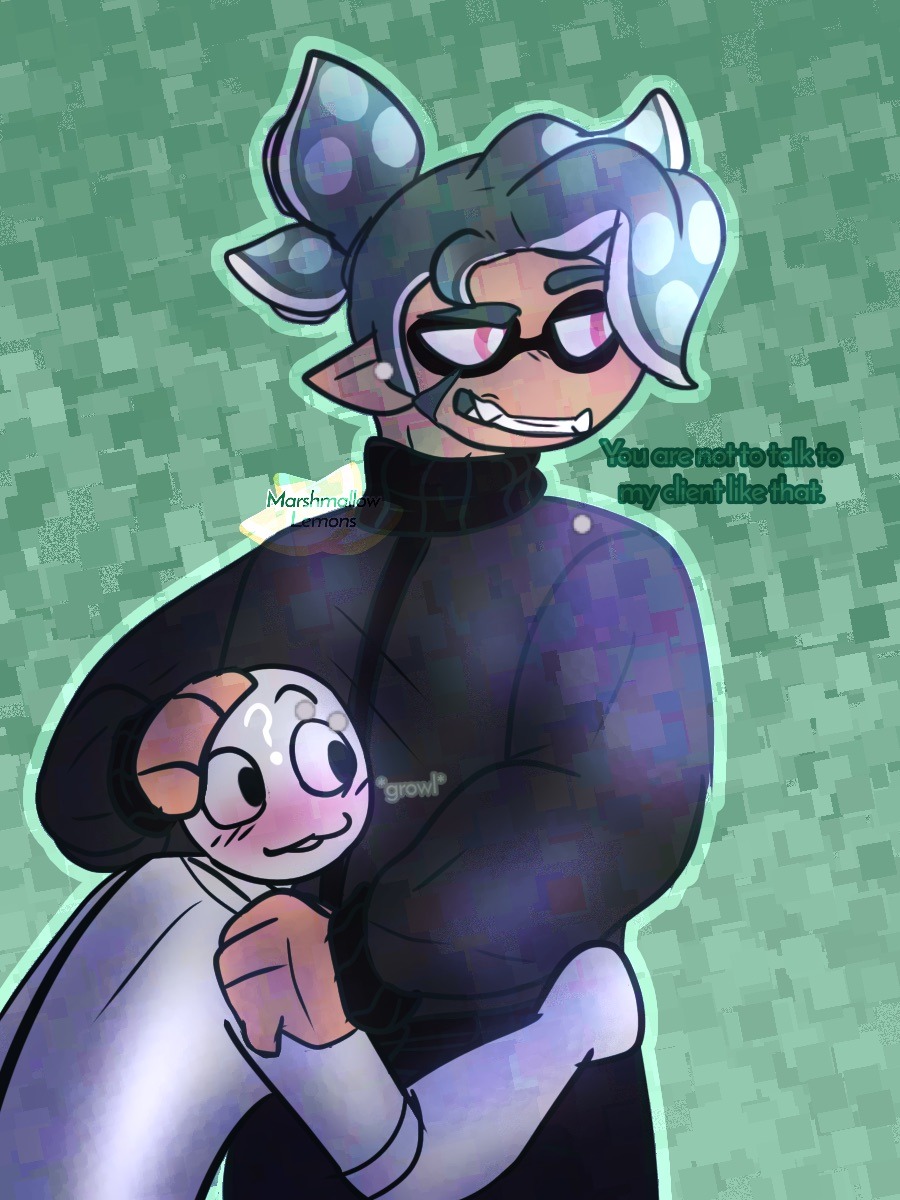 picture Splatoon Vore he protecc he attac