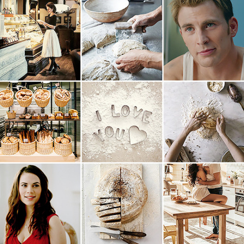 beautifulwhensarcastic - Peggy/Steve + bakery AU for...