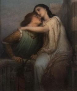silenceforthesoul:  Charles François Jalabert (1819-1901) - Roméo et Juliette