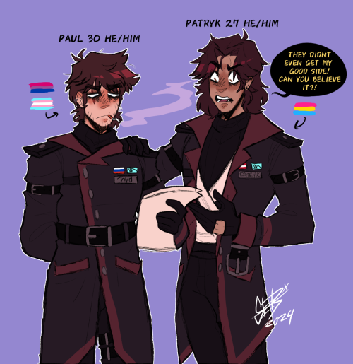 Gay Pilots Looking At Their Wanted Posters