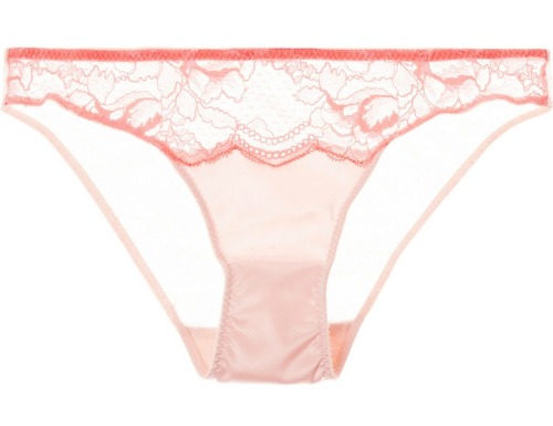 Stella McCartney lingerie I like the semi-transparent soft style.