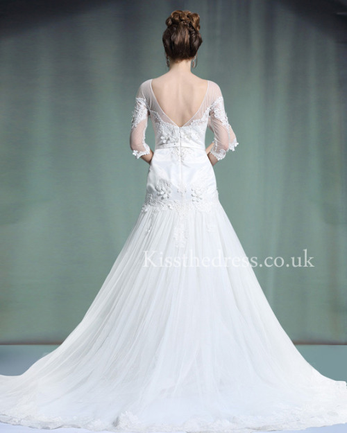 Design Vintage Mermaid Wedding Dresses Collection, New Arrival at Kissthedress.co.uk http://www.kiss