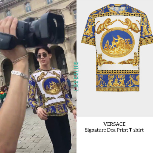 versace signature dea silk shirt