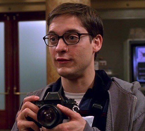 peterssquill:  peterssquill:  “tom holland’s peter parker is a nerd”…. I have to laugh. I HAVE to laugh. tobey maguire’s peter parker did not wear the highest prescription glasses, run after the school bus while all the kids and the bus driver