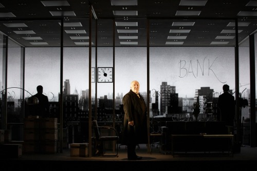 A look inside the Nederlander Theatre where The Lehman Trilogy has returned to Broadway. Photos by J