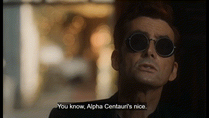 Aziraphale Can Feel The Love Someone Has Toward Other Ones (Gabriel/Bee) And Places (Paintball Field).