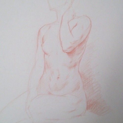 Porn 50 min torso study by NMT #figuredrawing photos