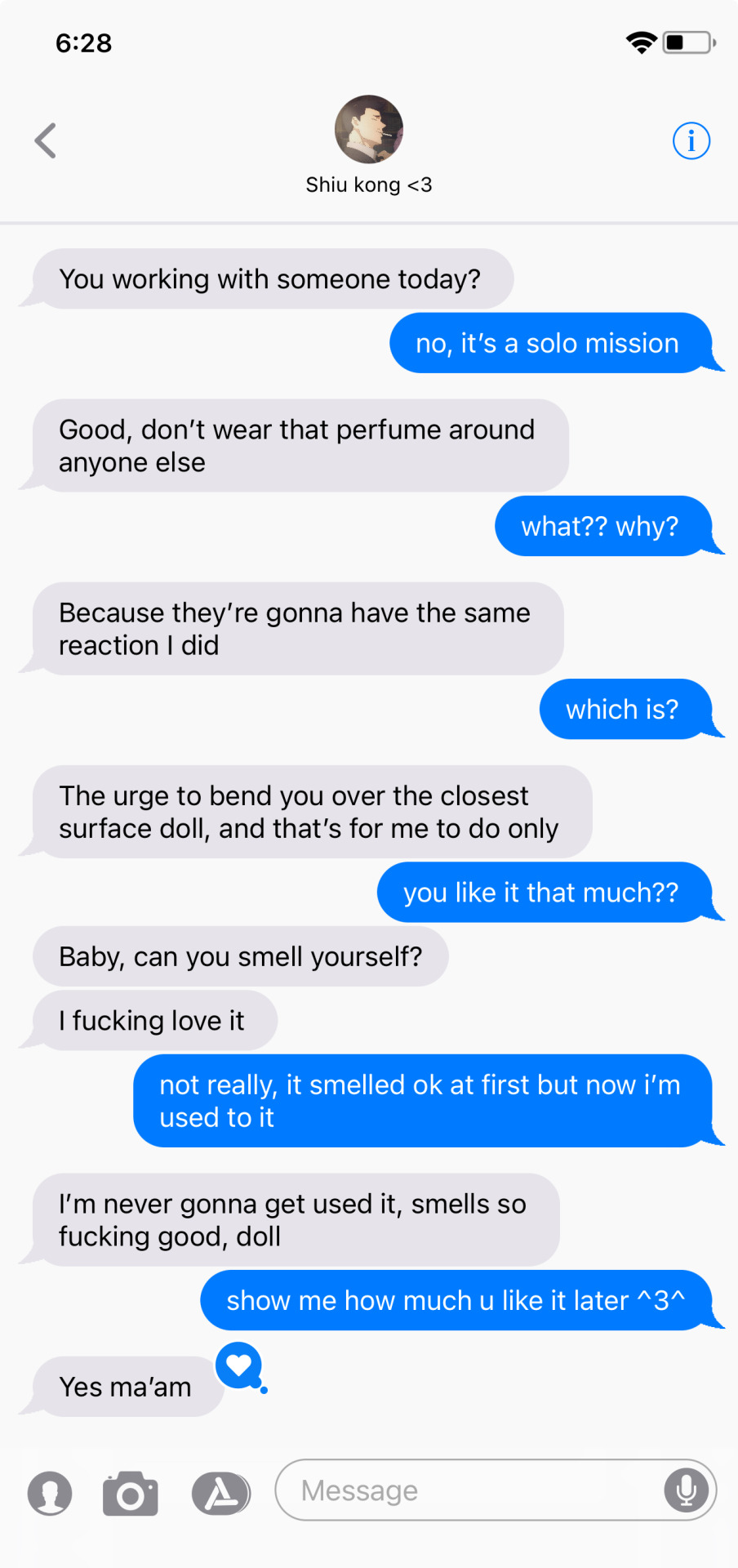Wearing Pheromone Perfume Around Them