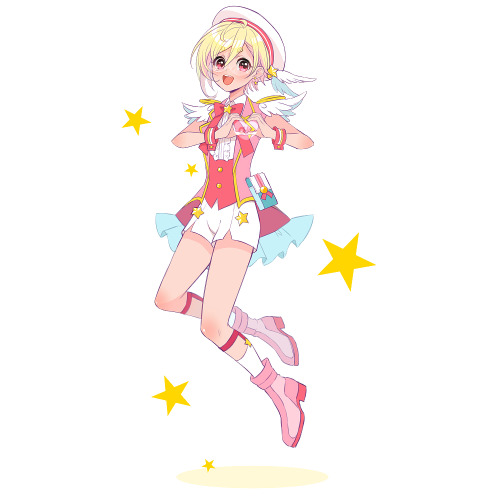 I decided to rename and redisgn my PreCure OC.From now on his name is Cure La.Bise, yoroshiku onegai