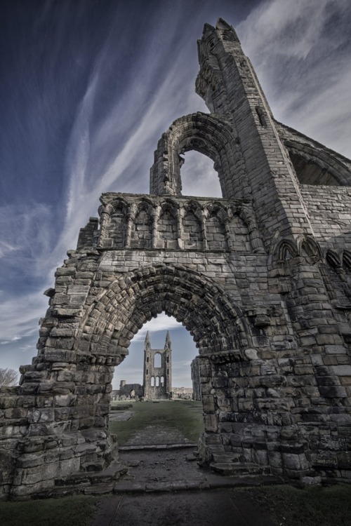 mythopoetical:  St. Andrews Cathedral - Ruins of a Roman Catholic Cathedral - Fife Scotland