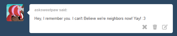 askbutdonthug:  [89 questions remain] I have such kind neighbors!  Thanks!((Guest