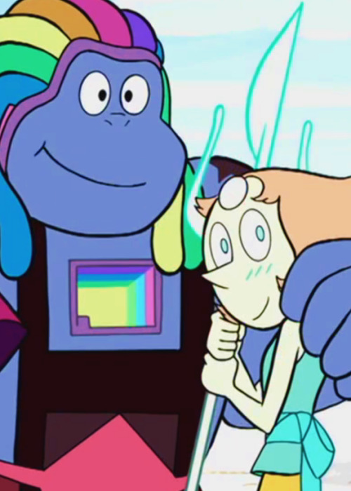 rizupicor:Pearl + Bismuth being too cute for me to handle