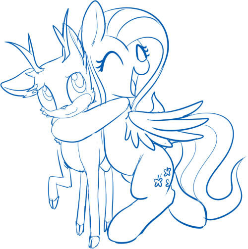 nekocolonthree:deer > goat  Lookit all da cute! ….aww, but be nice to the goat, too! ;w;