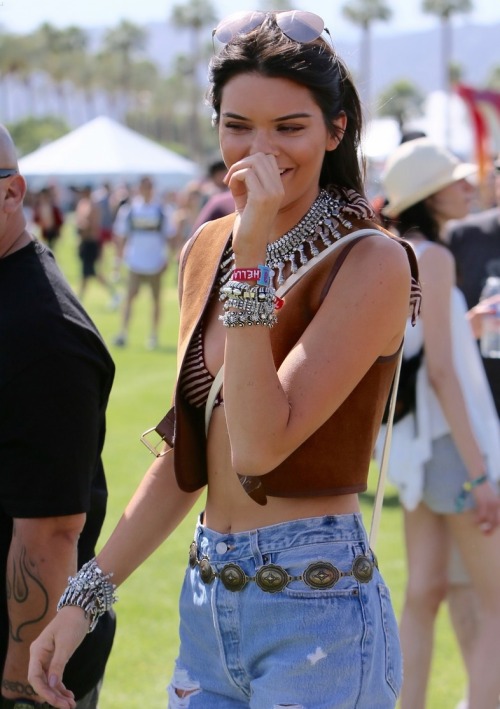 kensdall:    April 10 - Kendall at Coachella Valley Music and Arts Festival in Indio, CA.   