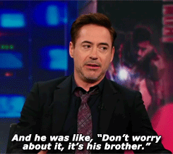  Robert explains why the Mandarin didn’t appear until the third Iron Man film on The Daily Show. 