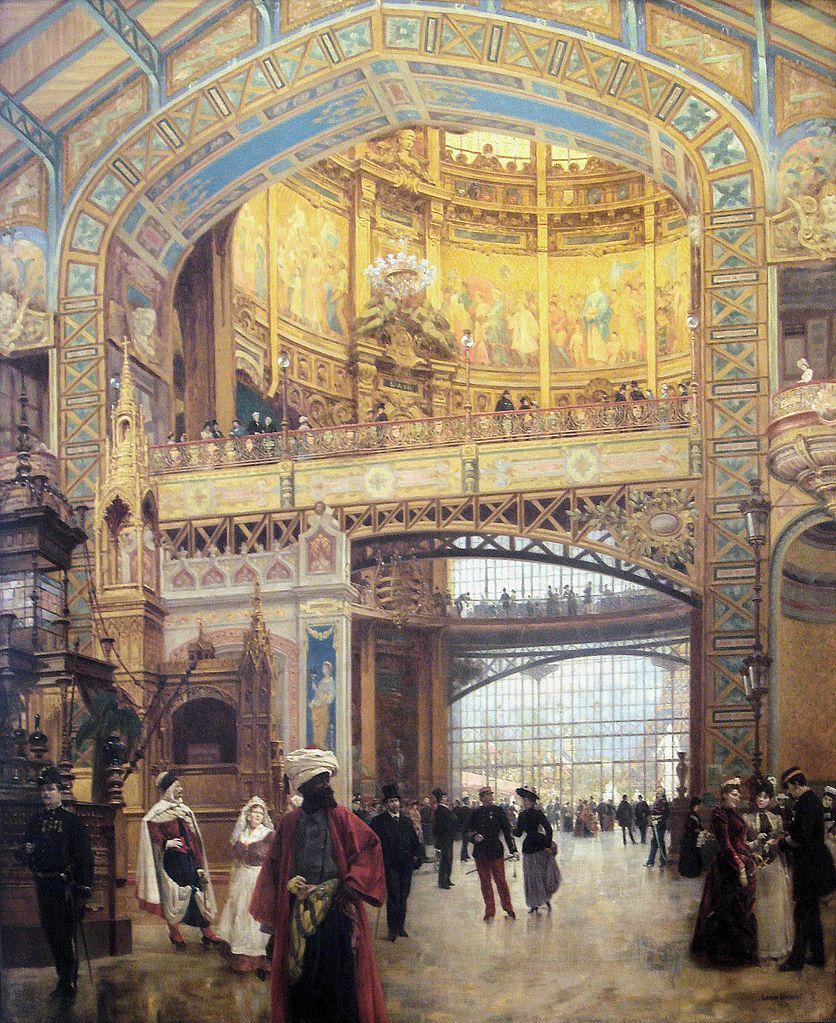 spoutziki-art:  Louis Beroud - Le Dôme Central de la Galerie des Machines lors de