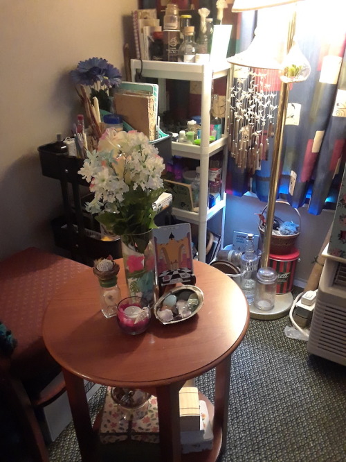 noonymoon: realtrashwitch: i actually cleaned my room today! your whole room is sooo witchy, i love 