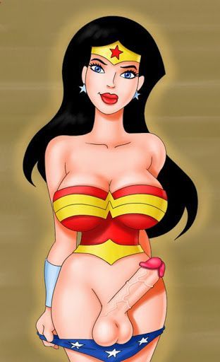 Naked wonder woman comic