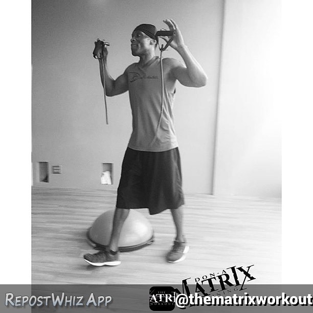 Popped bands last night in #TheMatrixWorkout ! Try this workout you&rsquo;ll