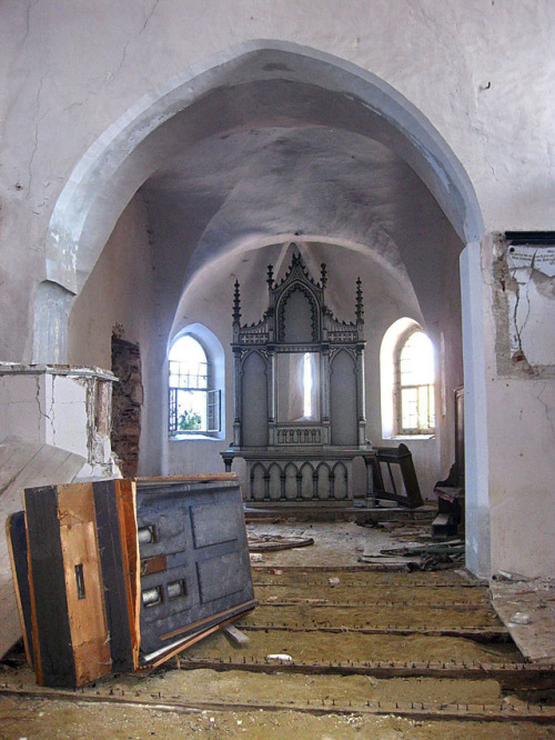 Lutheran church of Dobârca, Sibiu, Romania.