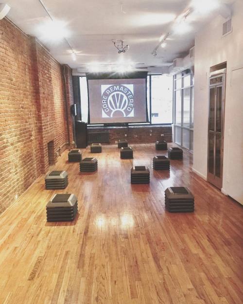 First of many Saturday AM @coreremastered classes starting tomorrow! #coreremastered #nyc #fitspo