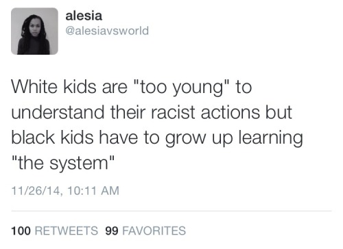 nicktionarys:  black—lamb:  basically ever since I tweeted the first tweet… I’ve had to combat the most ignorant white souls on this planet… All of them using the same excuses.. All of them making it about themselves rather than admitting the