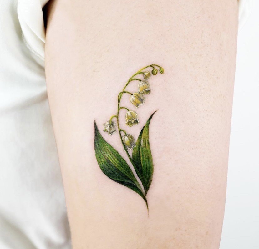 Lily of the valley tattoo