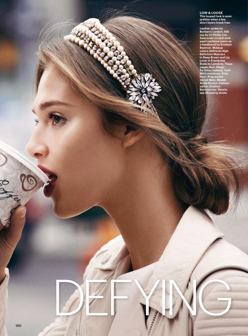 focalized:  Anais Pouliot for Allure Magazine Feb 2015 