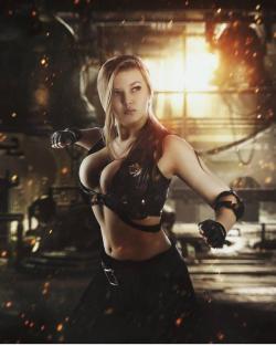 cosplaygonewild:  Sonya Blade by Okani