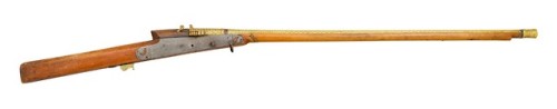 Gold damascened matchlock torador, India, late 18th century.from Olympia Auctions