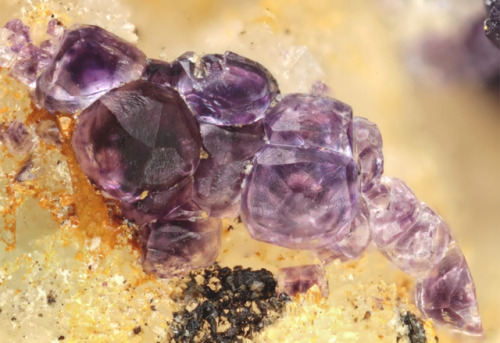 underthescopemineral:Fluorite              CaF2Locality:Creuzeval Quarry, Saint-Didier-sur-Beaujeu, 