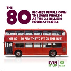 maximum-entr0py:  relivingthe80s:We are now living in a world where the 80 richest people – that’s just one busload – own the same amount of wealth as half of the world’s population!  To tackle inequality, the world needs to know how bad it has