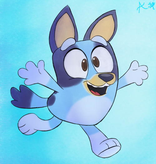 courtbecca:bluey cuz she’s adorbs and I love this show :’V