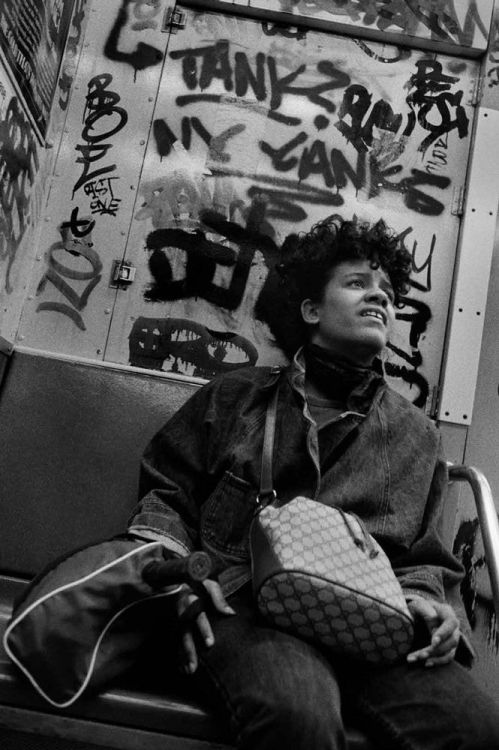 bobbycaputo:    The Train, NYC 1984 | Brian Young  DIRTY OLD NEW YORK