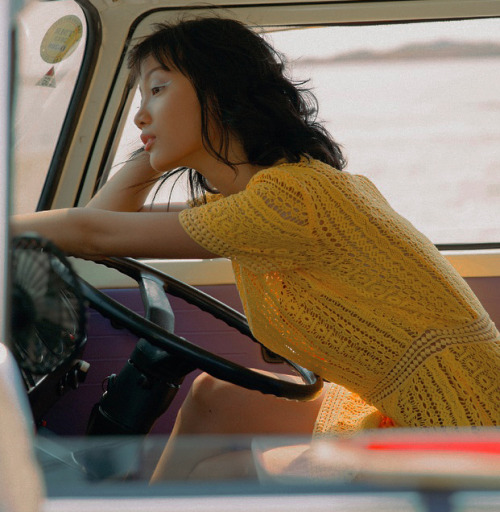 driflloon:summertime blues: zeline prabowo for high end magazine jul. 2017