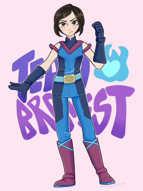 Akari’s (aka Bulletproof) hero costume! I’m happy with how this turned out, I think she looks so coo