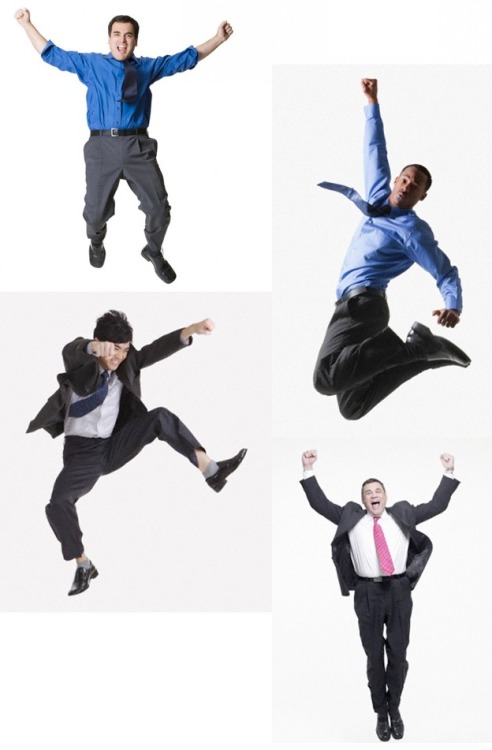 snowflake-owl: anatoref: Business Wear Action Poses (Various Unknown Sources) I needed this so badly