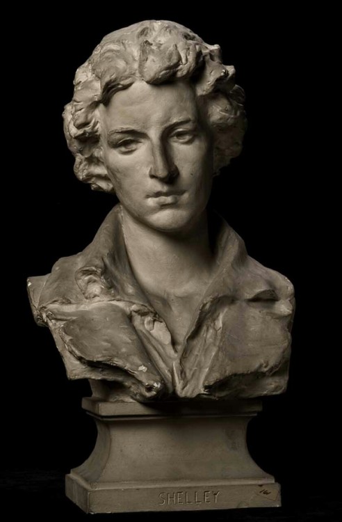 portionsofeternity:Bust of Percy Bysshe Shelley by William Ordway Partridge