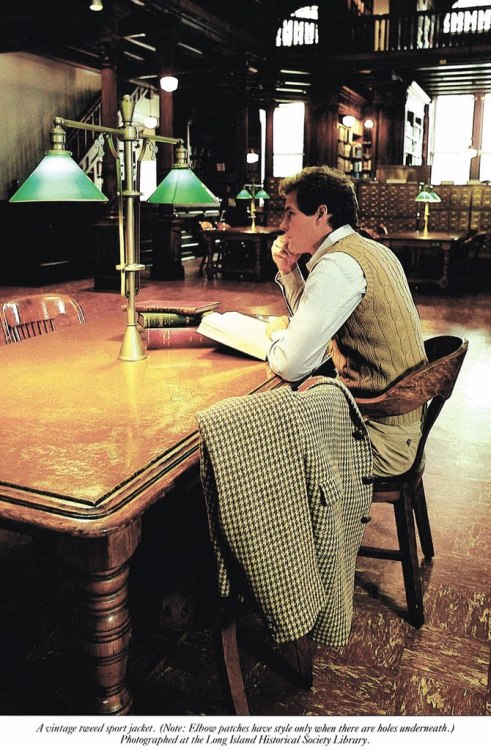 man-reading:  A good reader imagines    Long Island Historical Society Library